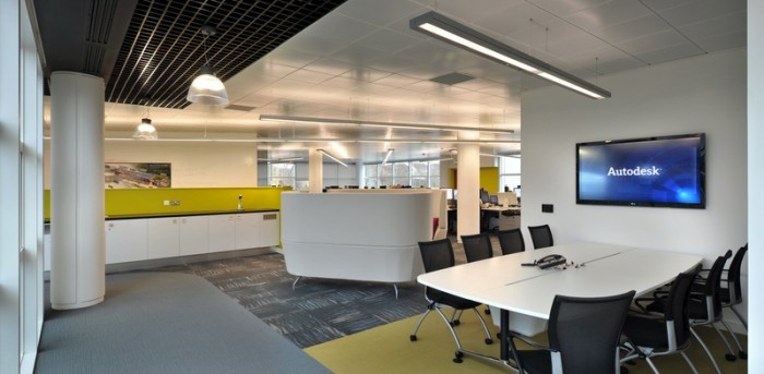 Office interior design inspiration - Autodesk Offices, Farnborough