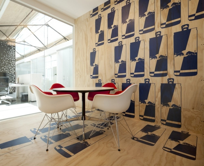 Red Bull Netherlands' New Wooden, Geometric Office Space - 21