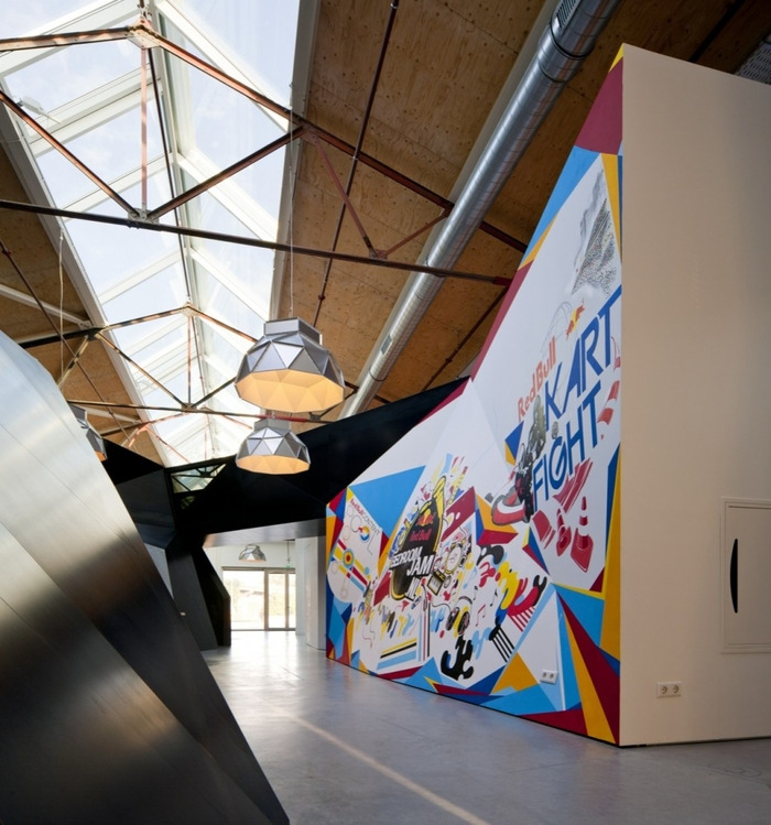 Red Bull Netherlands' New Wooden, Geometric Office Space - 15