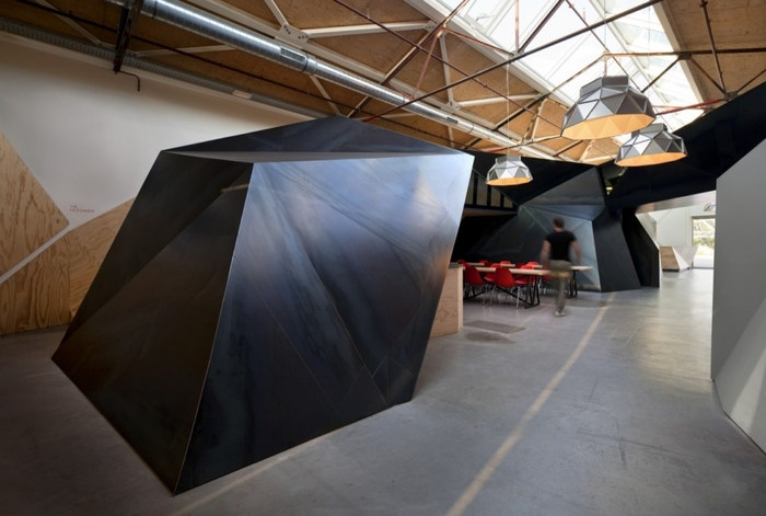 Red Bull Netherlands' New Wooden, Geometric Office Space - 14