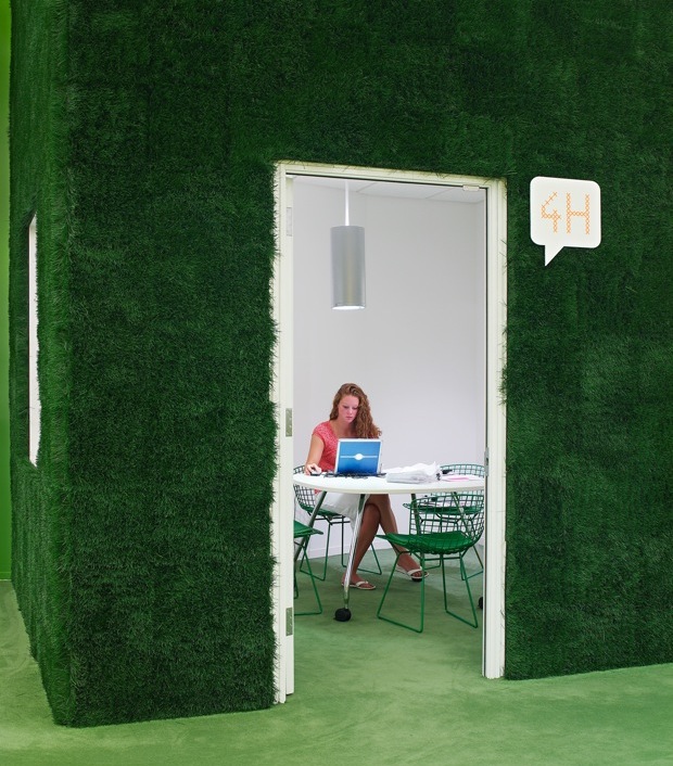 Inspiration: Cool Examples of Offices that Use Fake Grass - 3