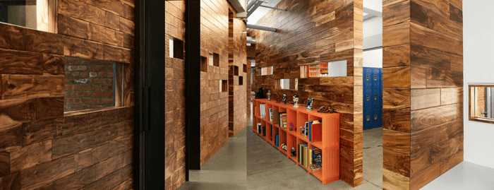 Inspiration: Interesting Uses of Wood Throughout The Office - 16