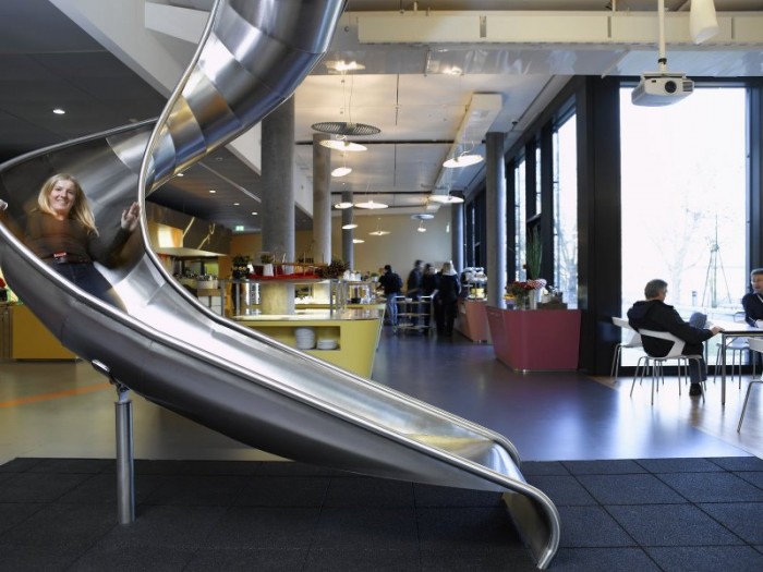 Wiegand slides bring fun to office environments