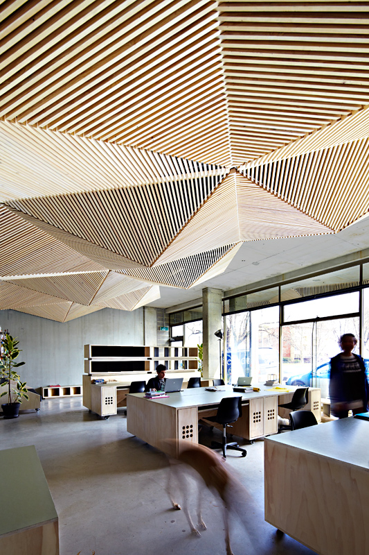 Assemble Studio's Amazing Wooden and Geometric Office - 2