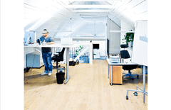 Team Space in Sehéler Network AB's Offices