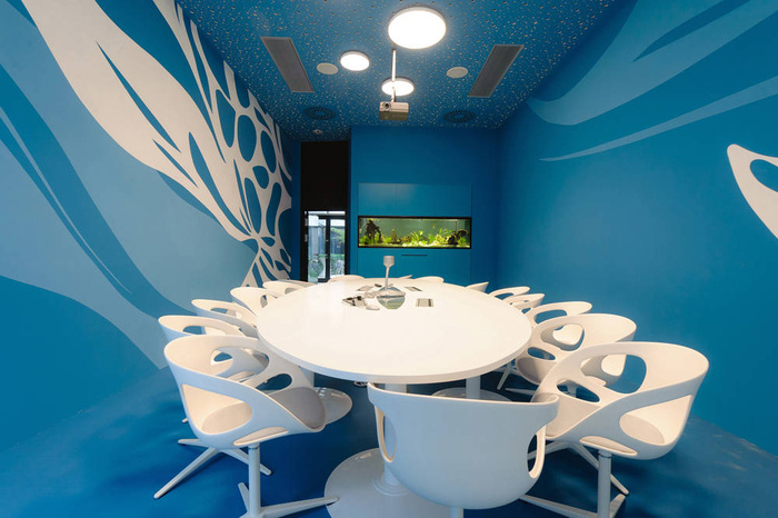 Inspiration: Offices Accented In Blue - 23