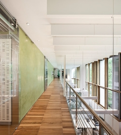 Circulation Space in Inside Autodesk's Beautiful LEED Gold Milano Offices