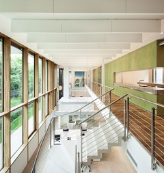 Circulation Space in Inside Autodesk's Beautiful LEED Gold Milano Offices