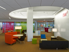 Break Area in Inside GlaxoSmithKline's Sustainable and Healthy Philadelphia Offices