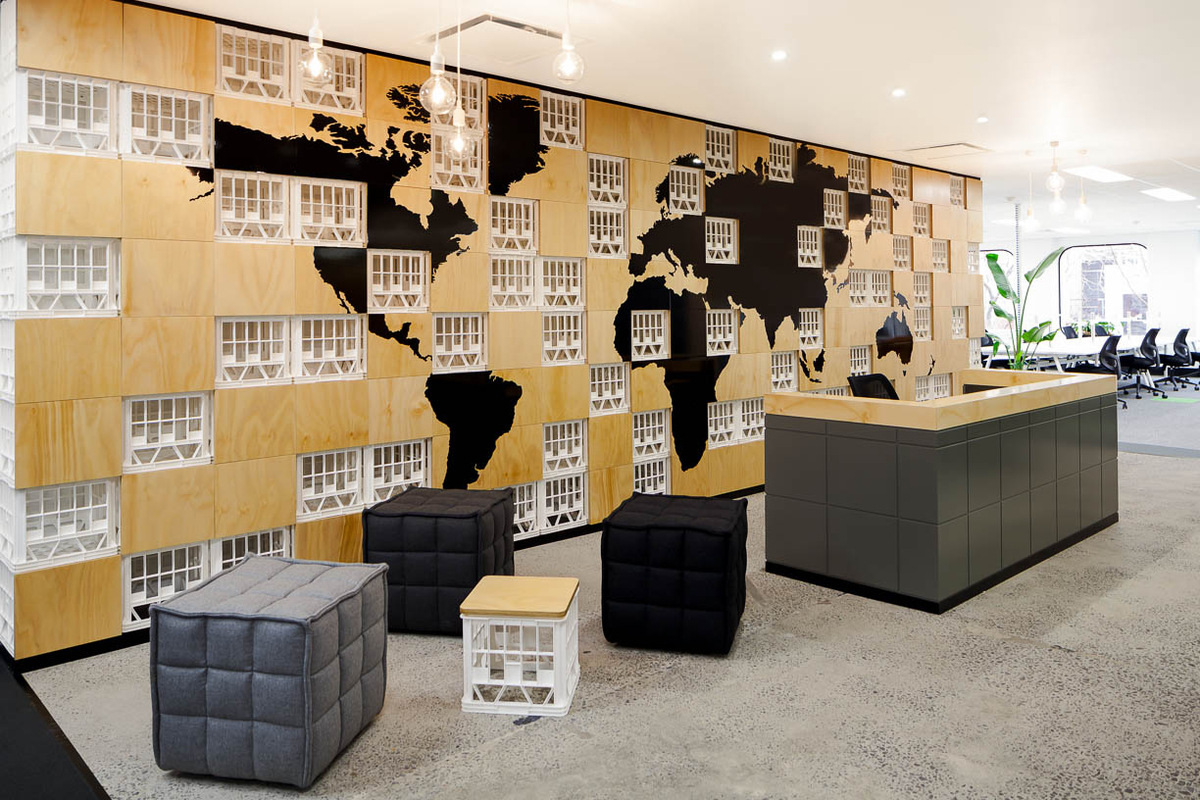 Inspiration: 17 Awesome Office Wall Maps | Office Snapshots