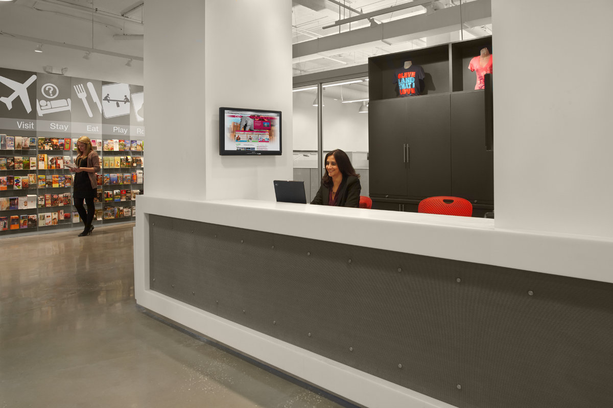 Inside the New Offices of Positively Cleveland Office Snapshots