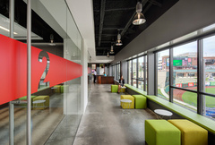Circulation Space in Carson Boxberger's Open Plan Law Offices