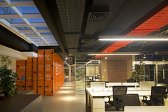 Shipping Containers in Security Sat - Santiago Offices