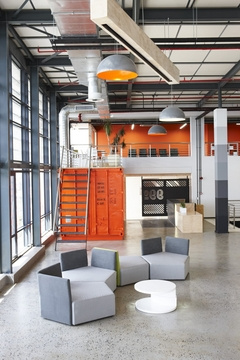 Shipping Containers in 99c Offices - Cape Town