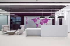 World Map in Aetna Offices - Farnborough