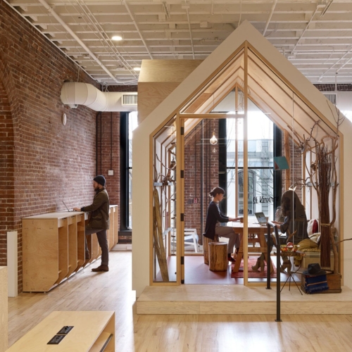 recent Airbnb CX Hub Offices – Portland office design projects