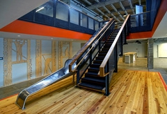 Slides in JE Dunn Construction Offices - Atlanta