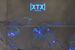 World Map in XTX Markets Offices - Singapore