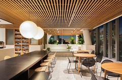 Cafe Seating in Dropbox Offices - Sydney