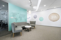 World Map in JTI Offices - Ho Chi Minh City
