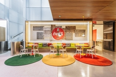 Cafe Seating in Coca-Cola Office Commons - Madrid
