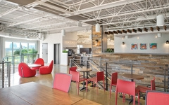Cafe Seating in McKibbon Hospitality Offices - Tampa