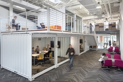 Shipping Containers in Cramer Offices - Norwood