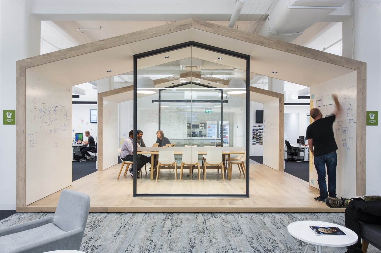 Brainstorming Rooms at the Zendesk Offices from Melbourne 