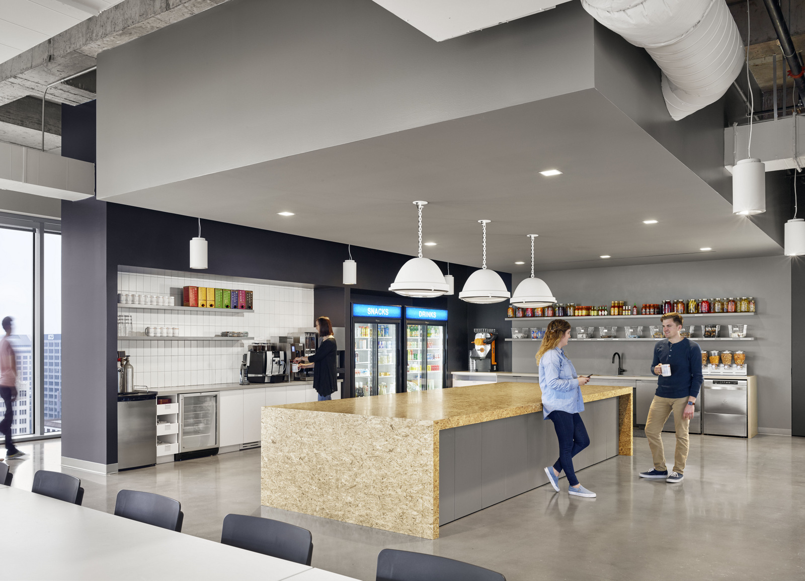 Offering healthy snacks and meals is a great way to bring employees together while improving their health.