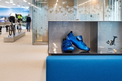product display in Shimano Offices - Eindhoven