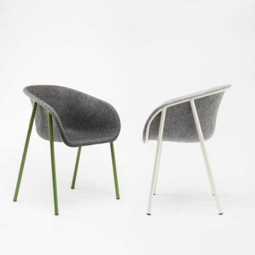 LJ 1 PET Felt Armchair by De Vorm