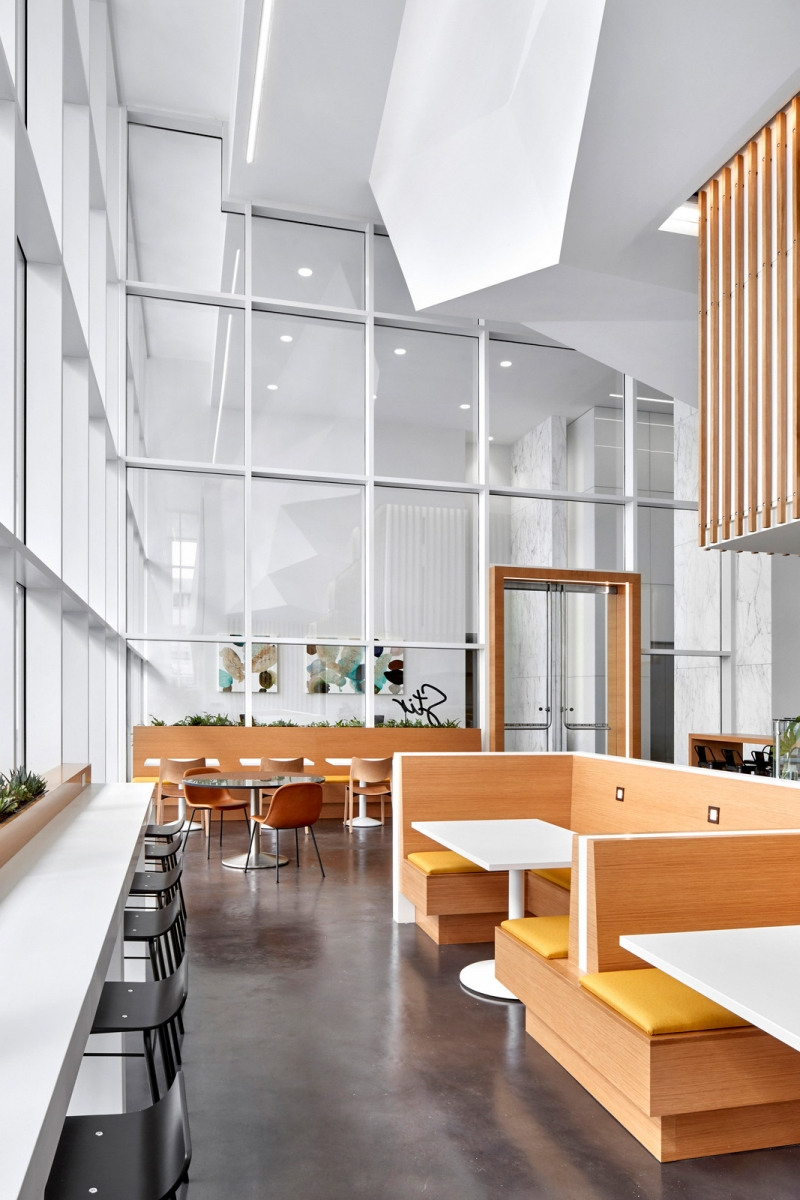 One Legacy West's Communal Space and Lobby Dallas Office Snapshots