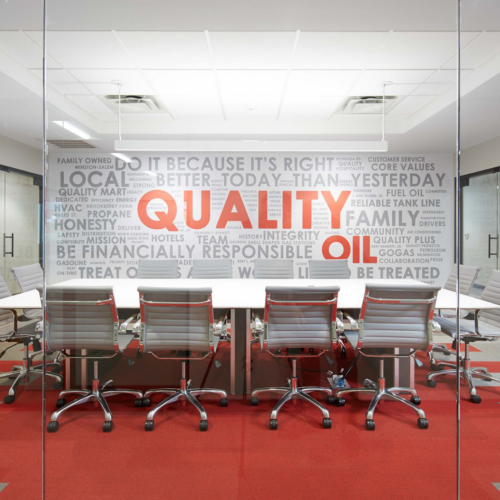 recent Quality Oil Company Offices – Winston-Salem office design projects