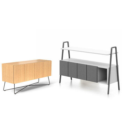 Rockwell Unscripted Credenza & Console by Knoll