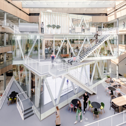 recent ASICS EMEA Headquarters – Hoofddorp office design projects