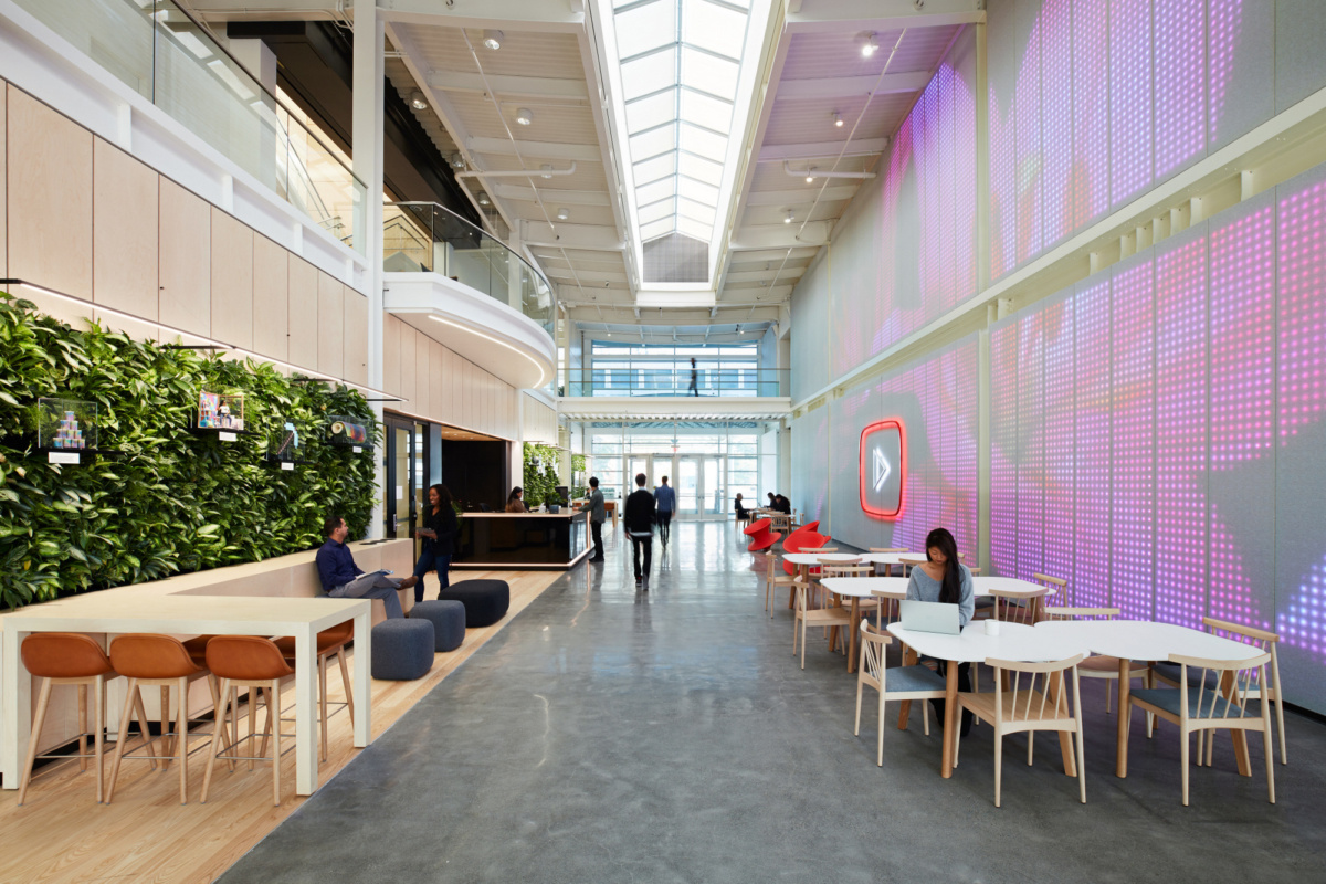 YouTube Headquarters Lobby - San Bruno | Office Snapshots