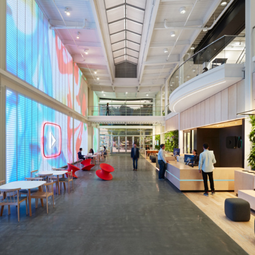 recent YouTube Headquarters Lobby – San Bruno office design projects