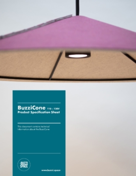 BuzziSpace releases BuzziCone acoustic pendant - 0
