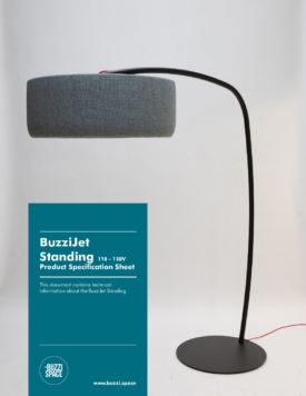 BuzziSpace releases BuzziJet Standing acoustic lamp - 0