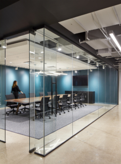 Coterie-Office Suites at Baker Center - Minneapolis Glass Walls on Meeting Room in Coterie-Office Suites at Baker Center - Minneapolis