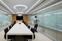 Enlight Offices - Rosh Haayin Glass Walls on Meeting Room in Enlight Offices - Rosh Haayin