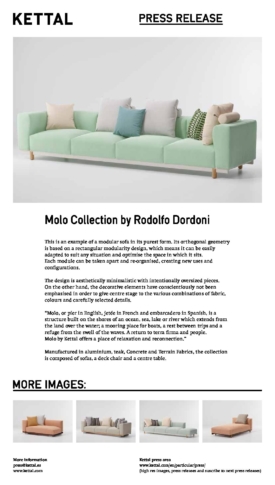 KETTAL releases Molo Collection by Rodolfo Dordoni - 0