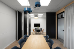Stone Mill Cooperative Offices - Bnei Darom Meeting Room – Round / Oval Table in Stone Mill Cooperative Offices - Bnei Darom