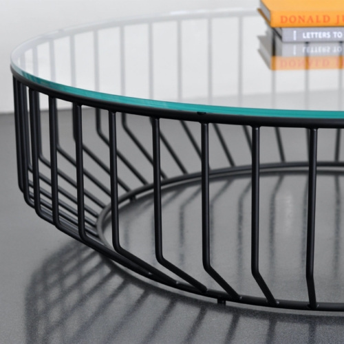 Wired Coffee Table & Ottoman - 0