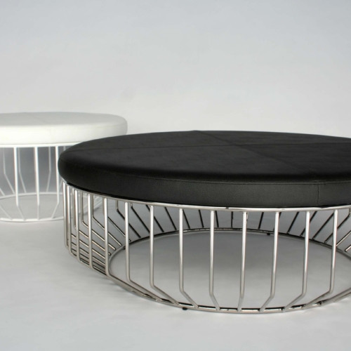 Wired Coffee Table & Ottoman - 0