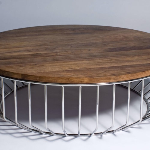 Wired Coffee Table & Ottoman - 0