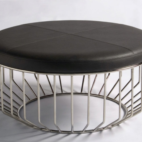 Wired Coffee Table & Ottoman - 0