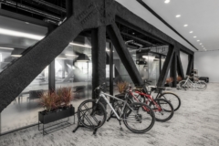 Bike Storage in Gensler Offices - Houston