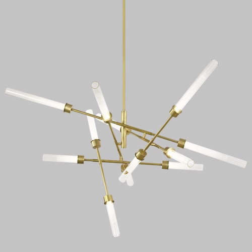 Linger 12-Light Abstract Chandelier by Tech Lighting