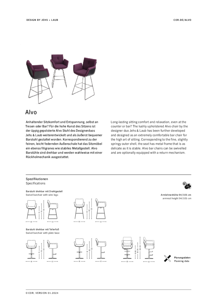 COR_Alvo bar chairs_specifications